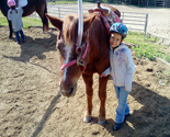 Lia Evans and Peck Farm's Miss Cherry