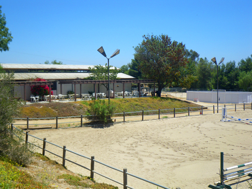 Lighted Jumping Ring and Patio